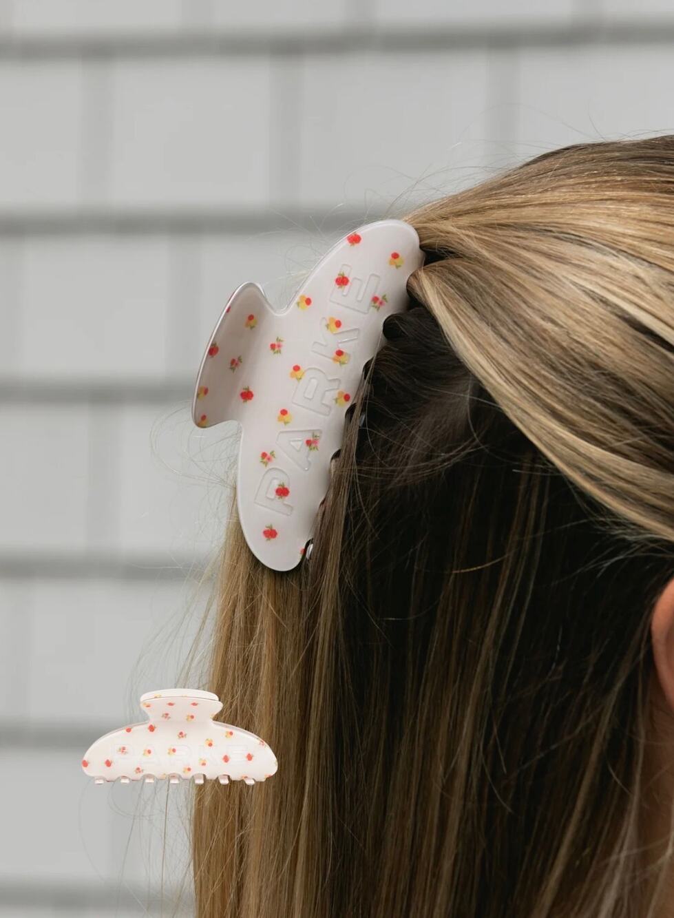 LIMITED EDITION NEW PARKE CLAW CLIP IN SUNSET FLORAL